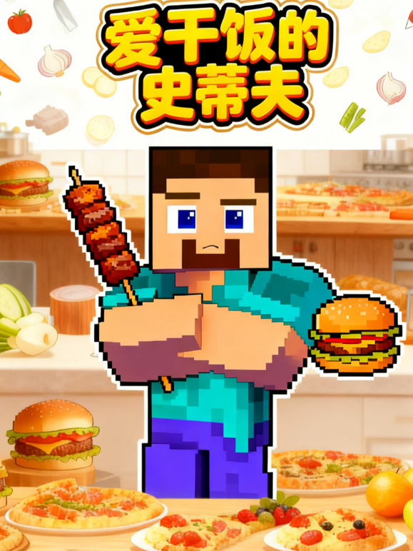 爱干饭的史蒂夫